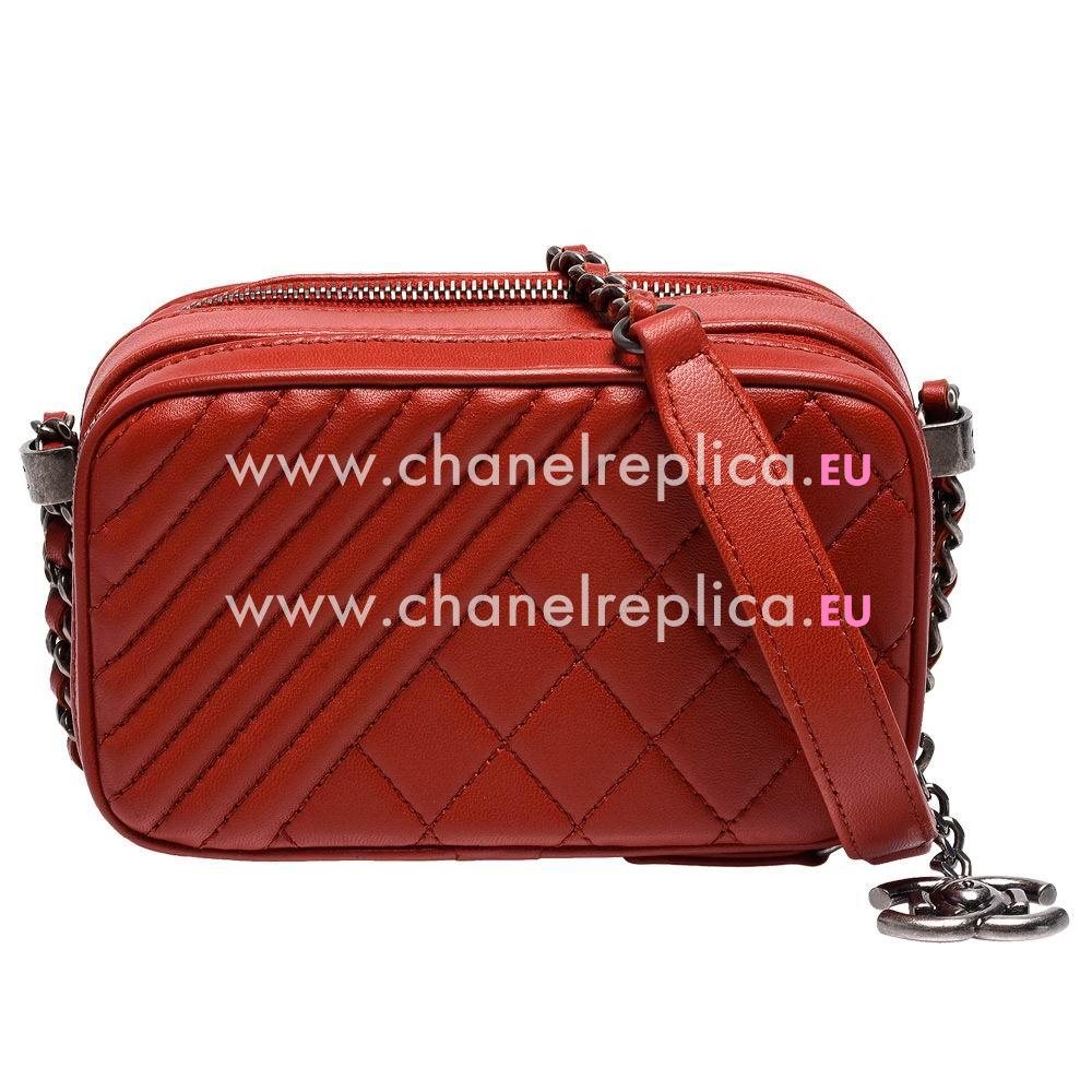 Chanel Classic Lambskin Reissue Anti-silver Chain Shoulder Bag A276879