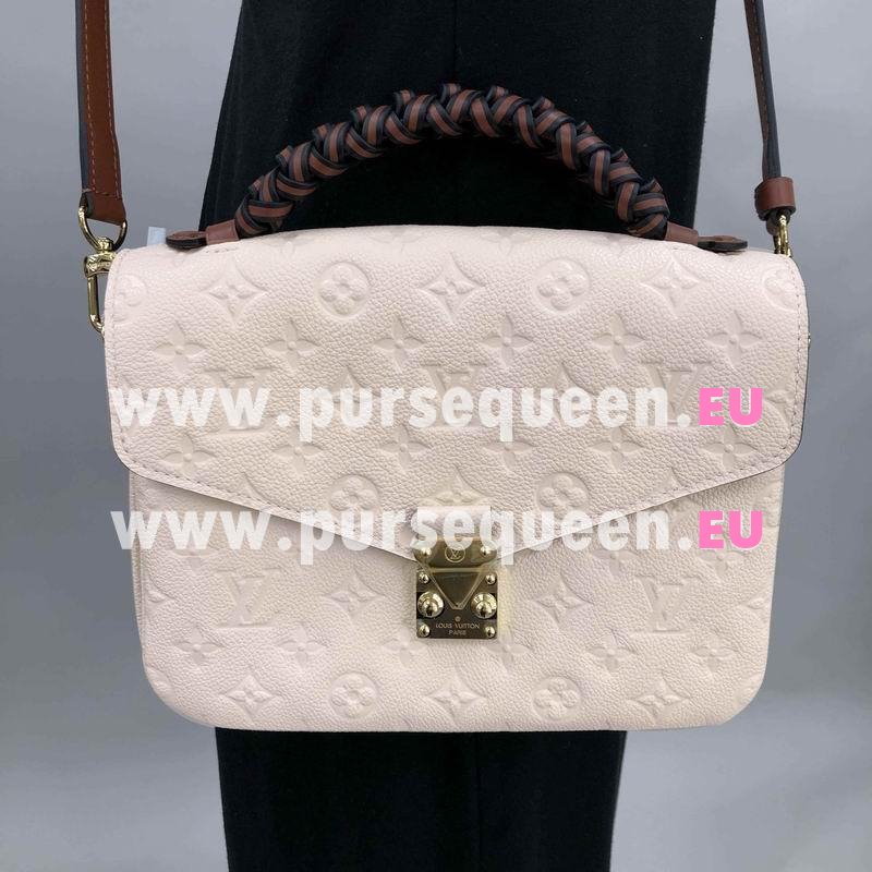 Louis Vuitton Embossed Supple Grained Cowhide Pochette Métis Handbag M53940