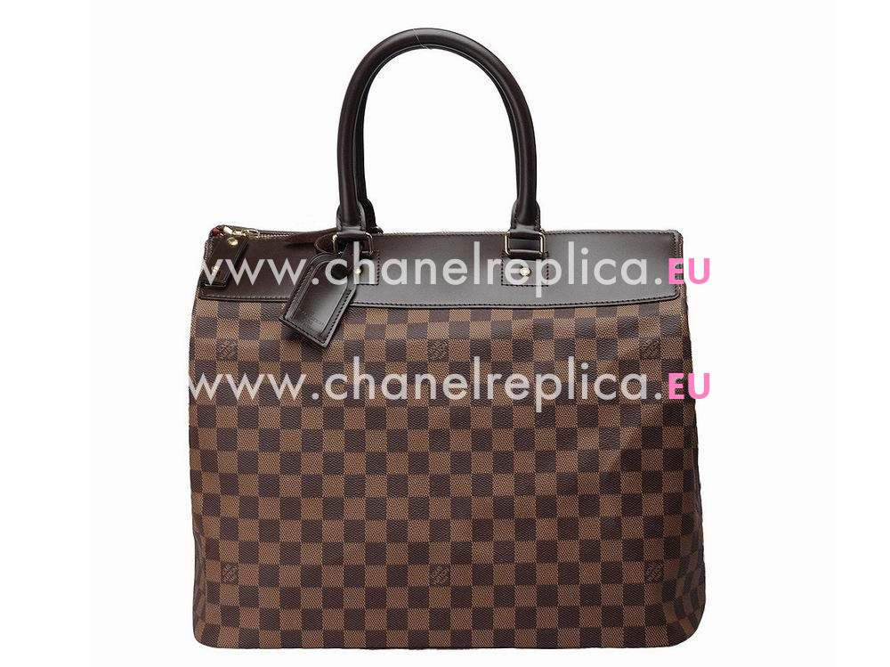 LOUIS VUITTON DAMIER EBENE CANVAS GREENWICH PM N41165