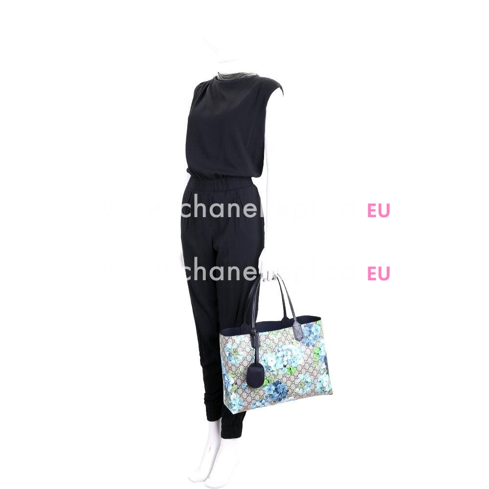 Gucci Blooms GG Suoreme Calfskin Tote Bag In Black G7040802