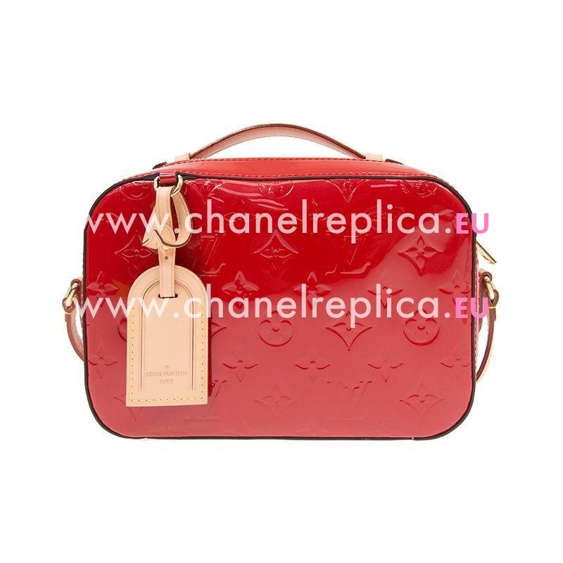Louis Vuitton Monogram Vernis Leather Santa Monca Cherry M90368