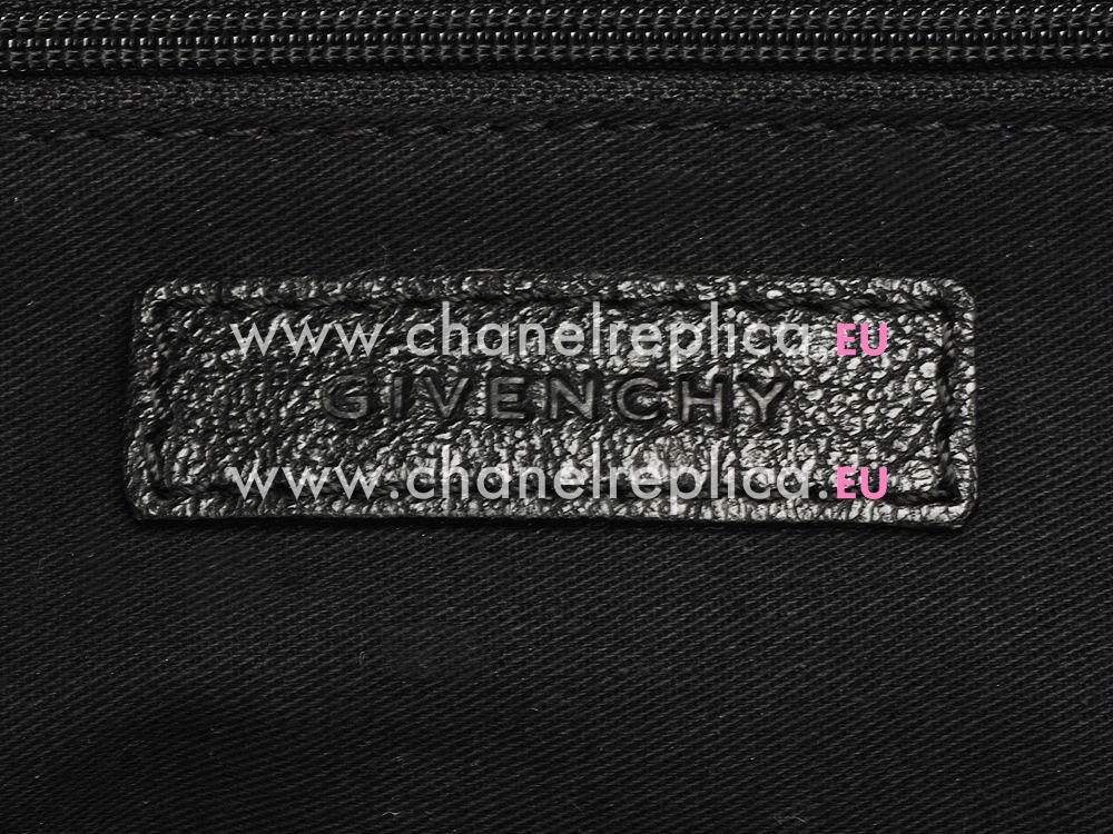 Givenchy Nightingale Medium Bag In Distressed Goatskin Black G515296