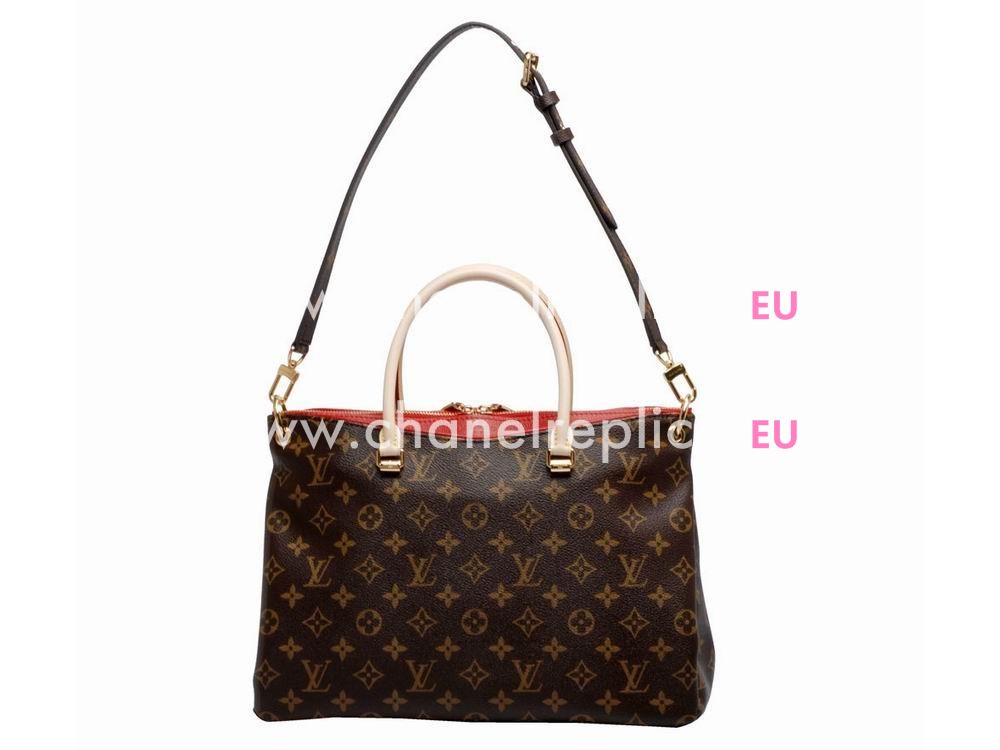 Louis Vuitton Pallas Monogram Canvas Bag Cherry M41175