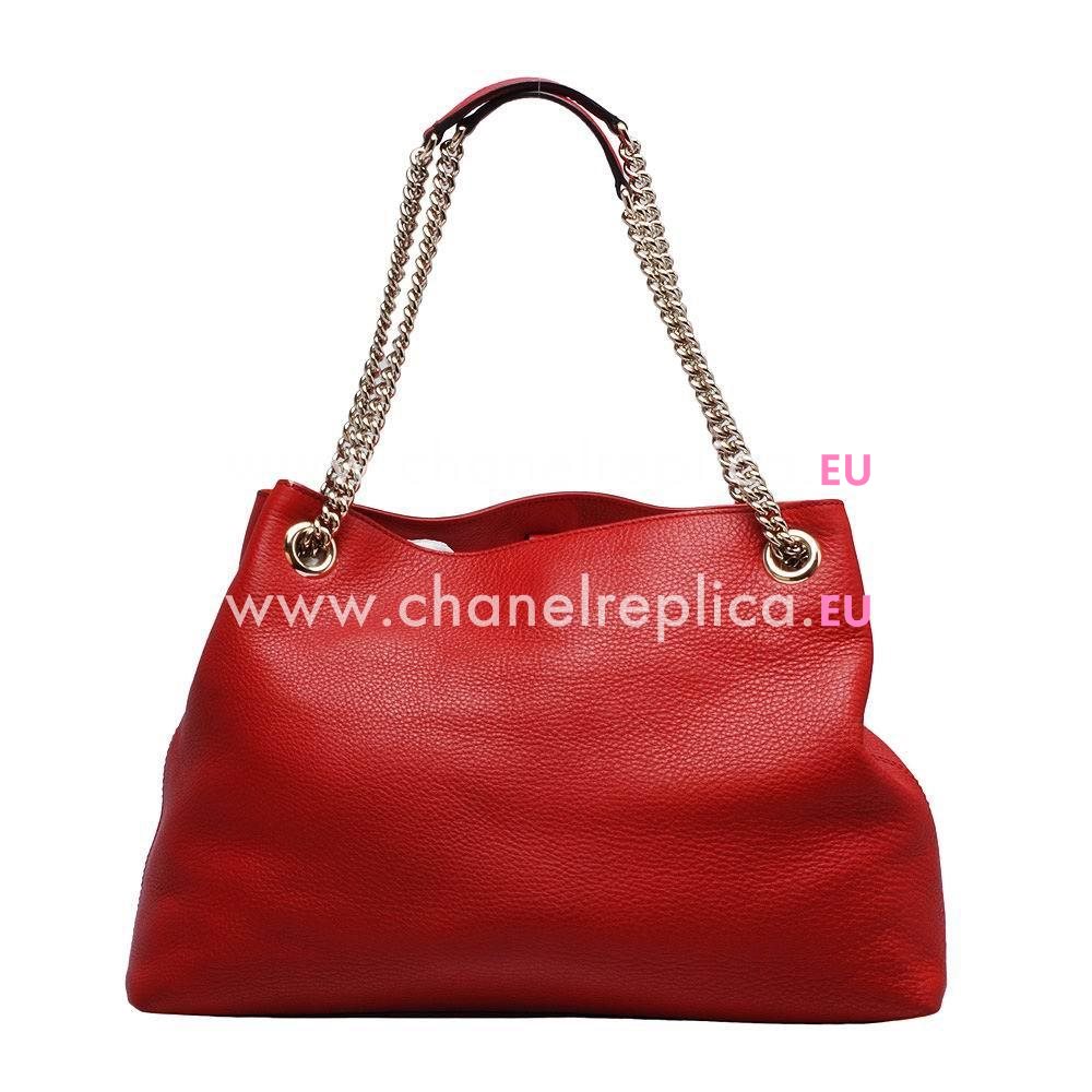 Gucci Soho GG Calfskin Bag Red G5594647