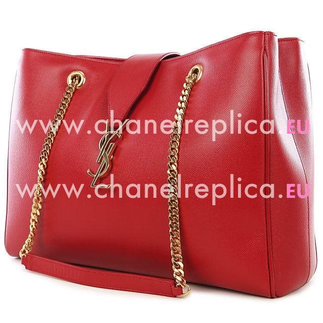 YSL Saint Laurent Calfskin Bag In Red YSL5371975