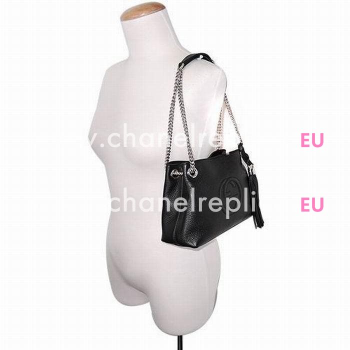 Gucci Soho GG Calfskin Bag Black G5594635