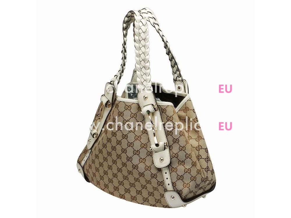 GUCCI PELHAM MEDIUM SHOULDER BAG IN WHITE G137621-W