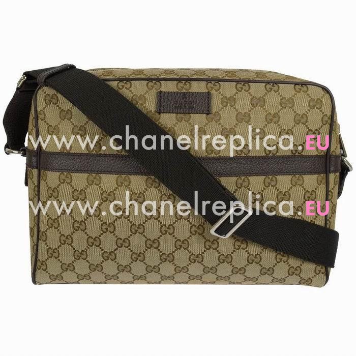 Gucci GG Supreme Flower Shoulder Bag Coffee G7051205