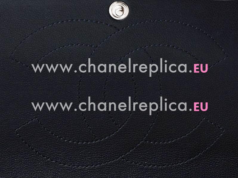 Chanel Caviar Jumbo Coco Flap Bag Dark Blue A58600DBL