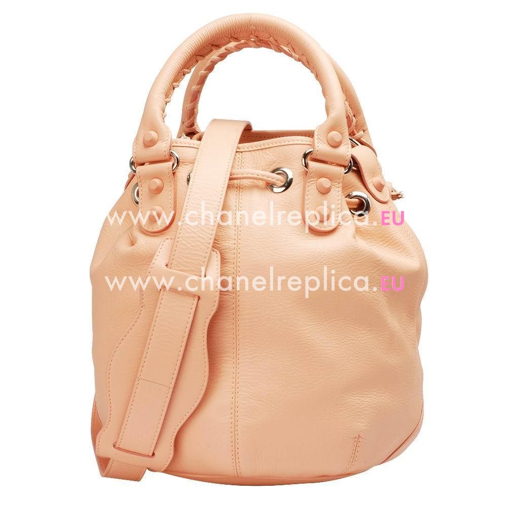 Balenciage Pompon Goatskin Gold hardware Classic Mini Bag Pink B2055069