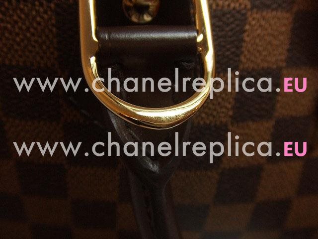 LOUIS VUITTON DAMIER EBENE CANVAS ALMA BAG N51131