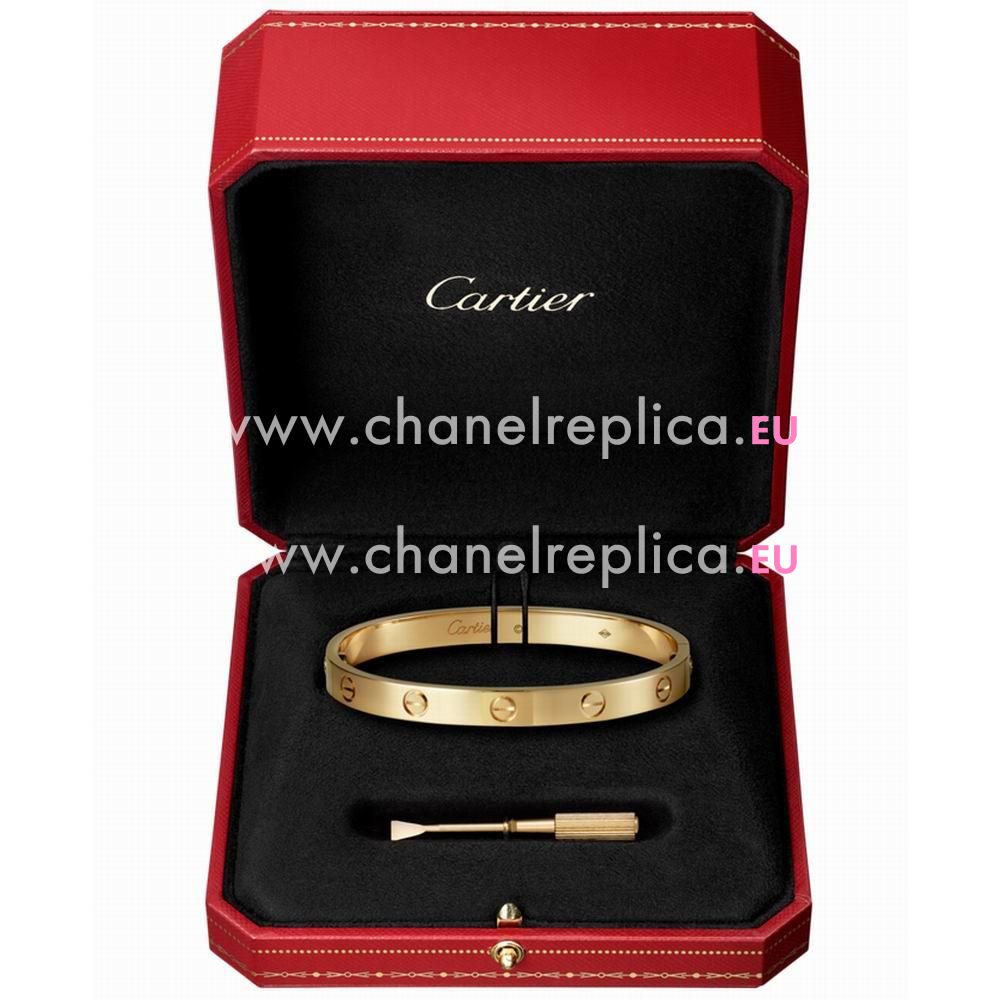 Cartier Love 18K Yellow Gold Bracelet CR7081801