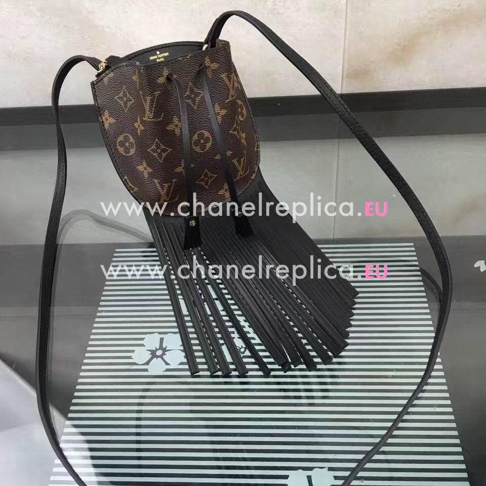 Louis Vuitton Fringed Mini Noe Monogram Canvas Bag M67802