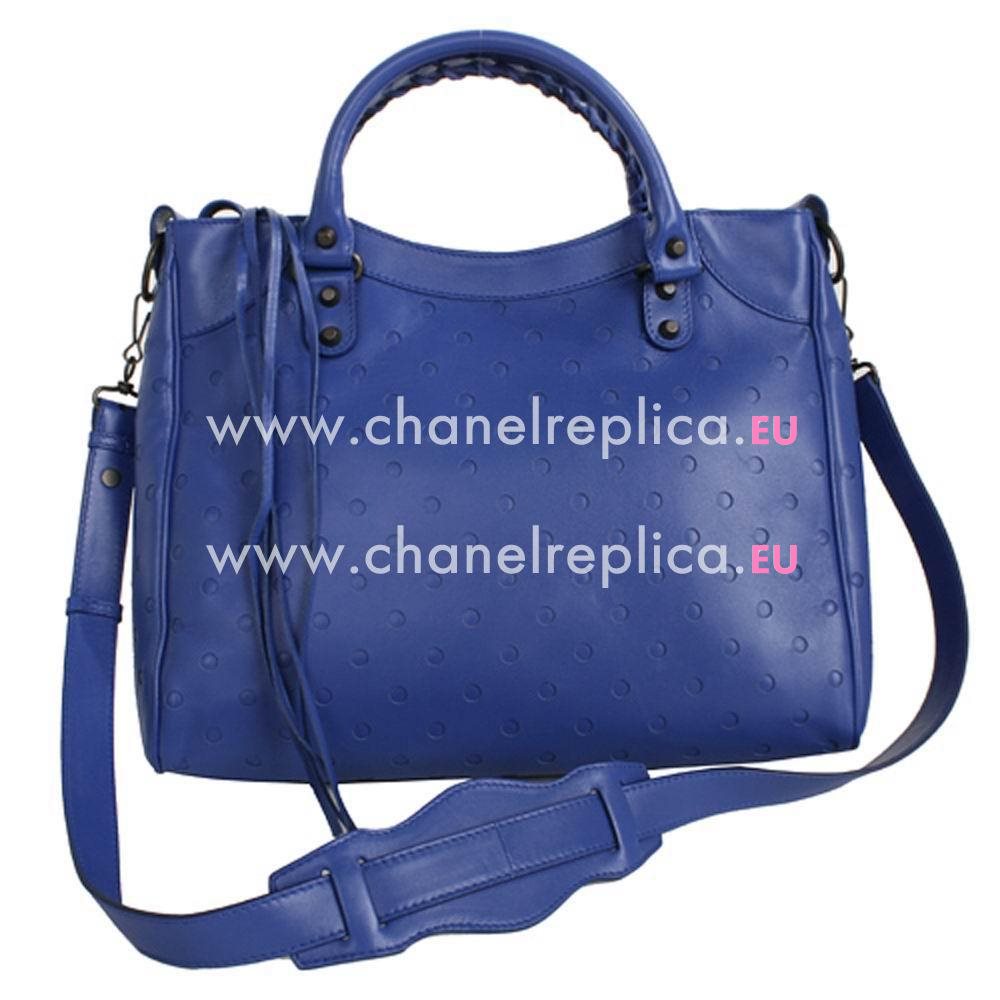 Balenciaga Velo Classic Calfskin Bag Blue B6112803
