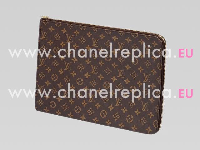 Louis Vuitton Monogram Canvas Poche Documents Khaki M53456