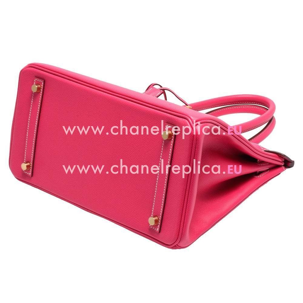 Hermes Birkin Epsom 30cm Calfskin Handbag Candy Pink H7122602