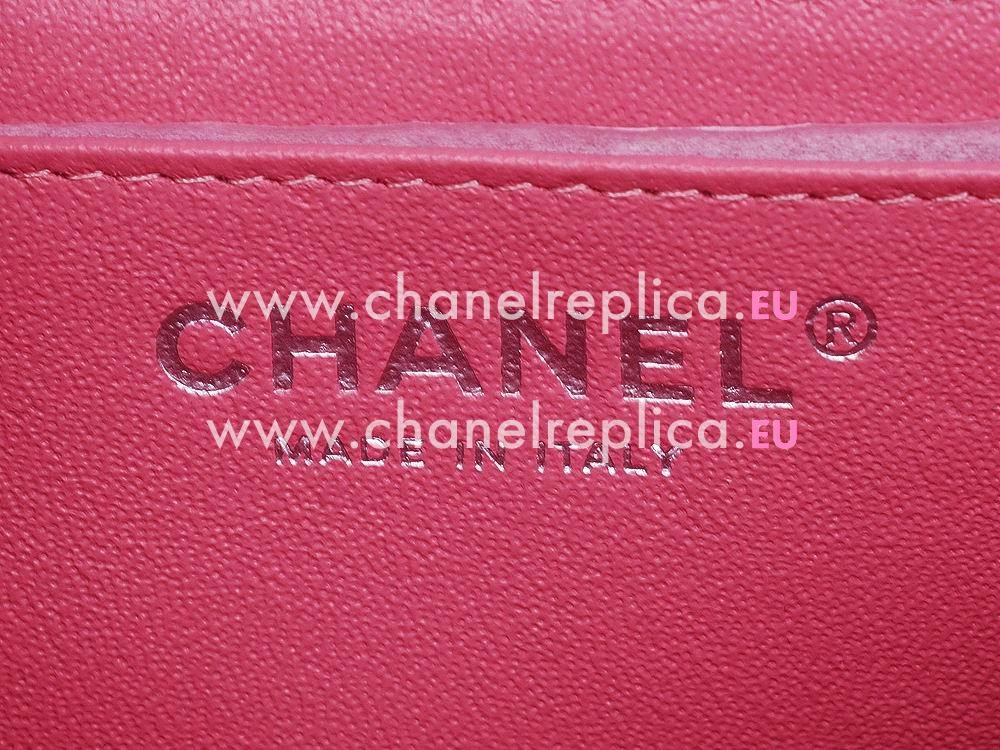 Chanel Lambskin Mini Coco Bag Hot Pink(Silver) A522371