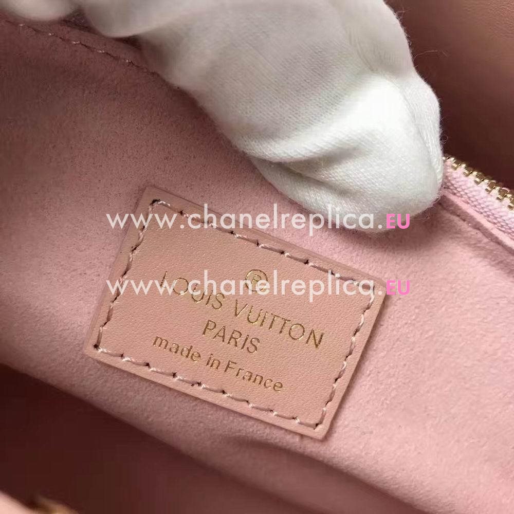 Louis Vuitton Double v calf leather and Monogram canvas Bag M54440