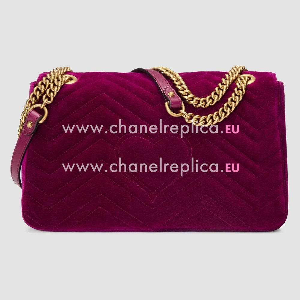 Gucci GG Marmont embroidered velvet bag 443496 K4DRT 5668