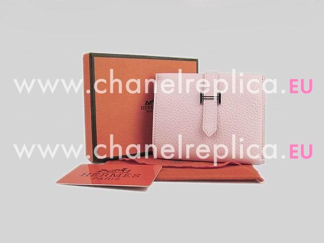 Hermes Classic Clemence Beant Purse In PINK H0006G