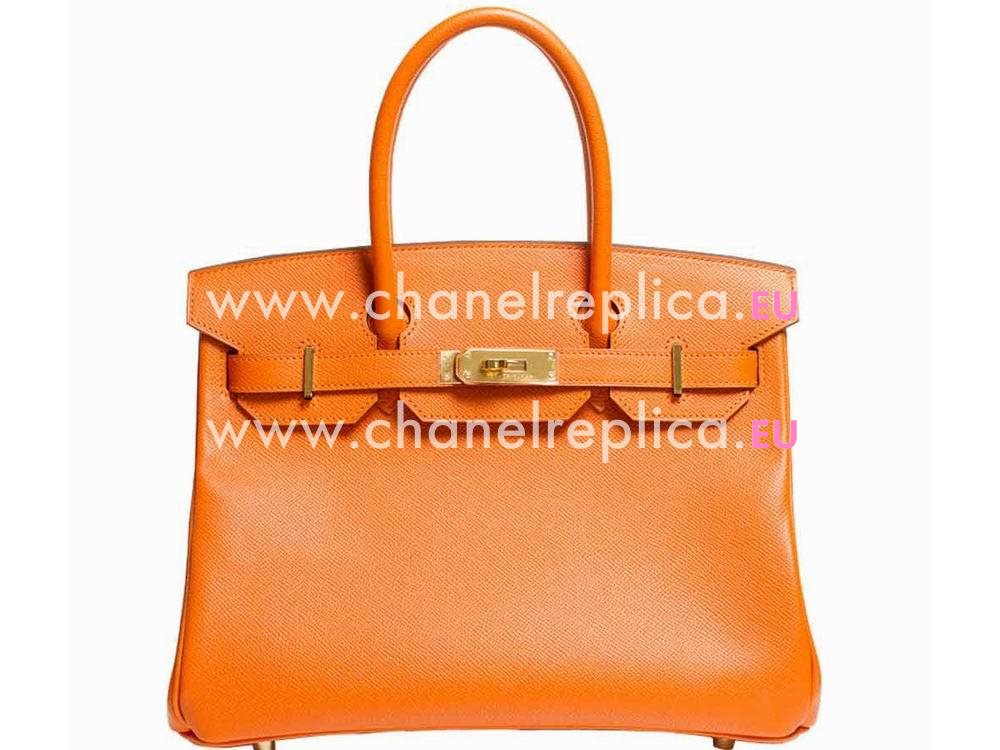 Hermes Birkin 30 Epsom Leather Gold Hardware Handbag HB2985TS