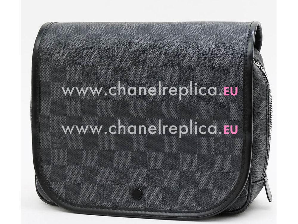 LOUIS VUITTON DAMIER GRAPHITE CANVAS HANGING TOILETRY KIT N41419