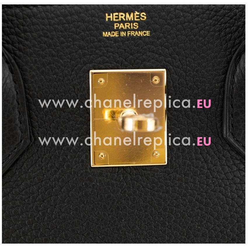 Hermes Birkin 30 Noir Togo Leather Gold Hardware Hand Sewing H1030GHT