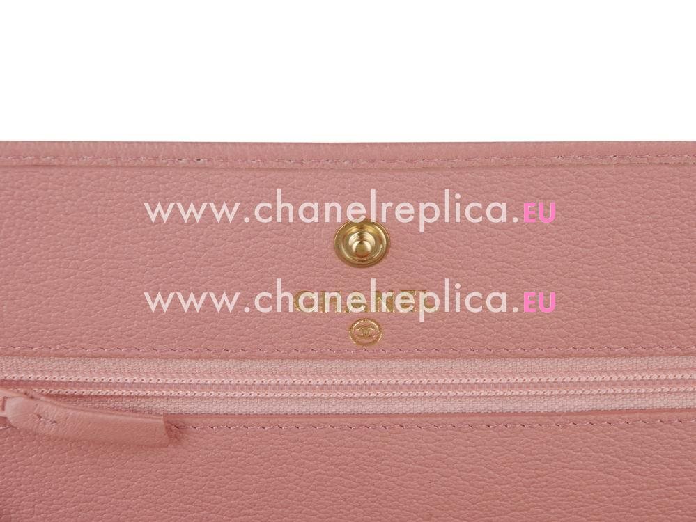 Chanel Calfskin Camelia Woc Crossbody Bag Pink A95183