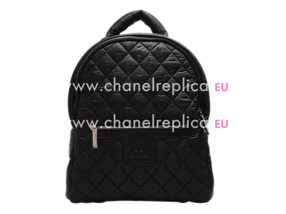 Chanel Coco Cocoon Nylon Packbag In Black A551088