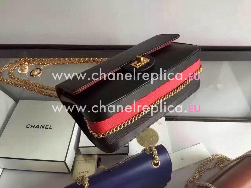 Chanel Paris In Rome 2.55 Flap Bag In Black A37586