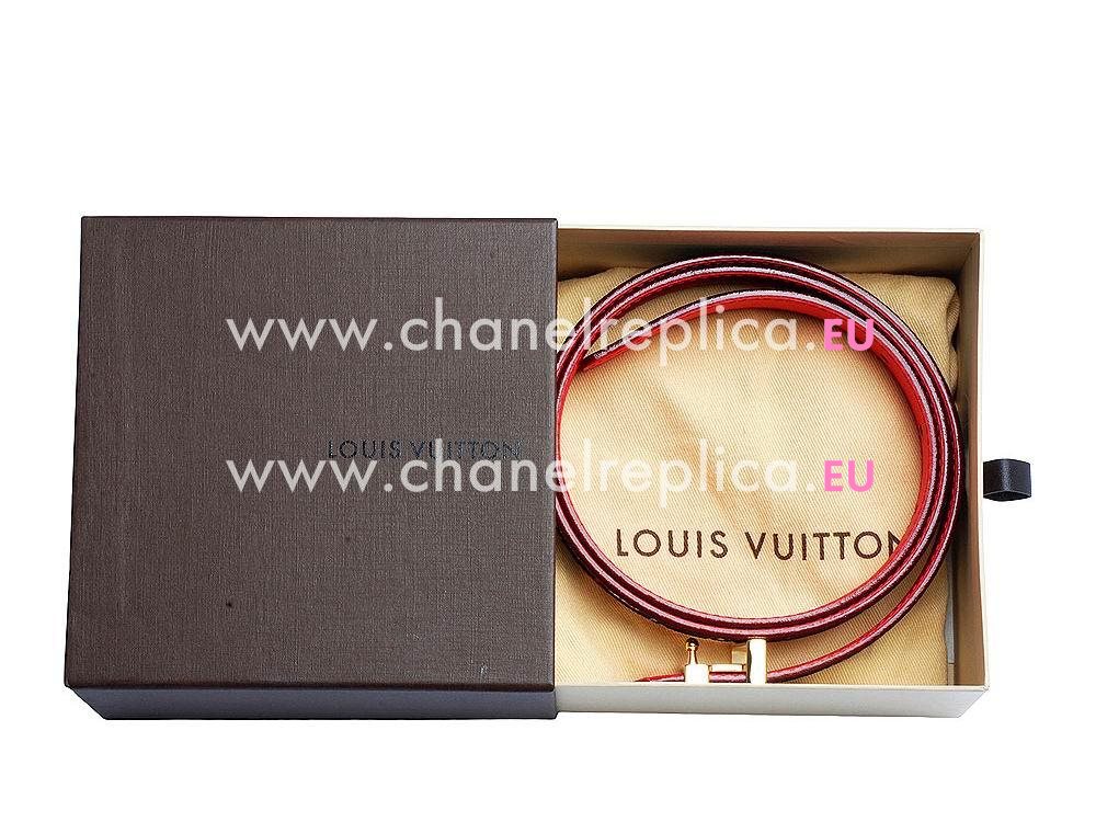 Louis Vuitton Monogram Dark Multicolore Gold Buckle Belt M96830
