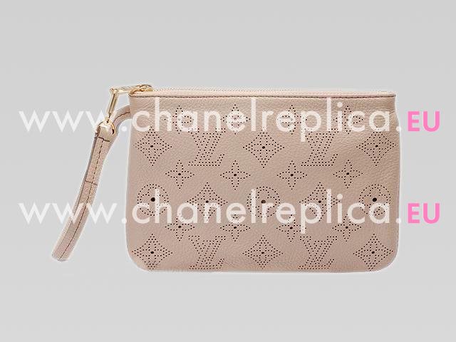 Louis Vuitton Monogram Mahina Leather Selene MM Pink M97141