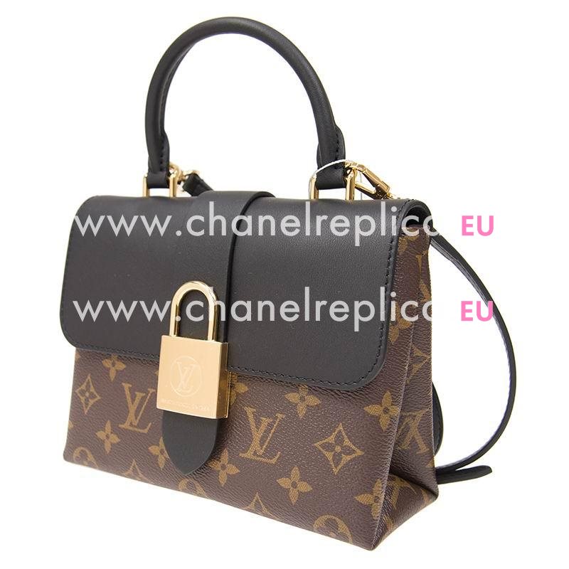 Louis Vuitton Monogram Canvas and Smooth Cowhide Leather Locky BB Noir M44141
