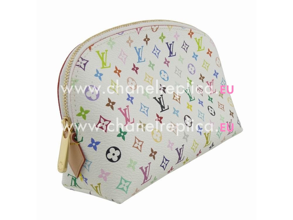 Louis Vuitton Monogram Multicolore Cosmetic Pouch MM M47354