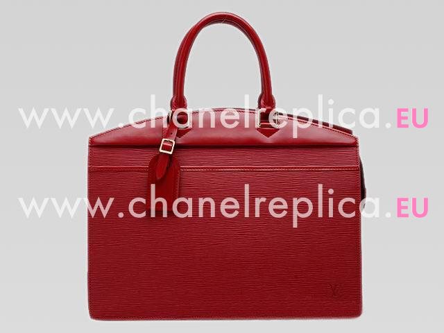 LOUIS VUITTON EPI LEATHER RIVIERA HANDBAG IN RED M4818E