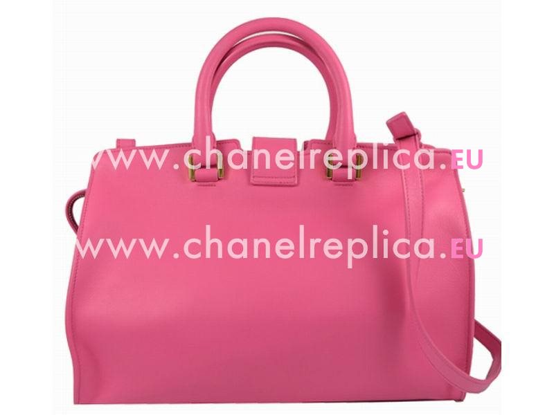 YSL Petit Cabas Chyc Y Calfskin Doctor Small Bag Hote Pink YSL518460