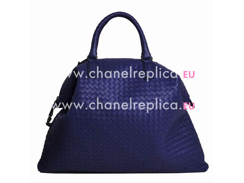 Bottega Veneta Nappa Woven Bag Shoulder Bag RoyalBlue BV193785