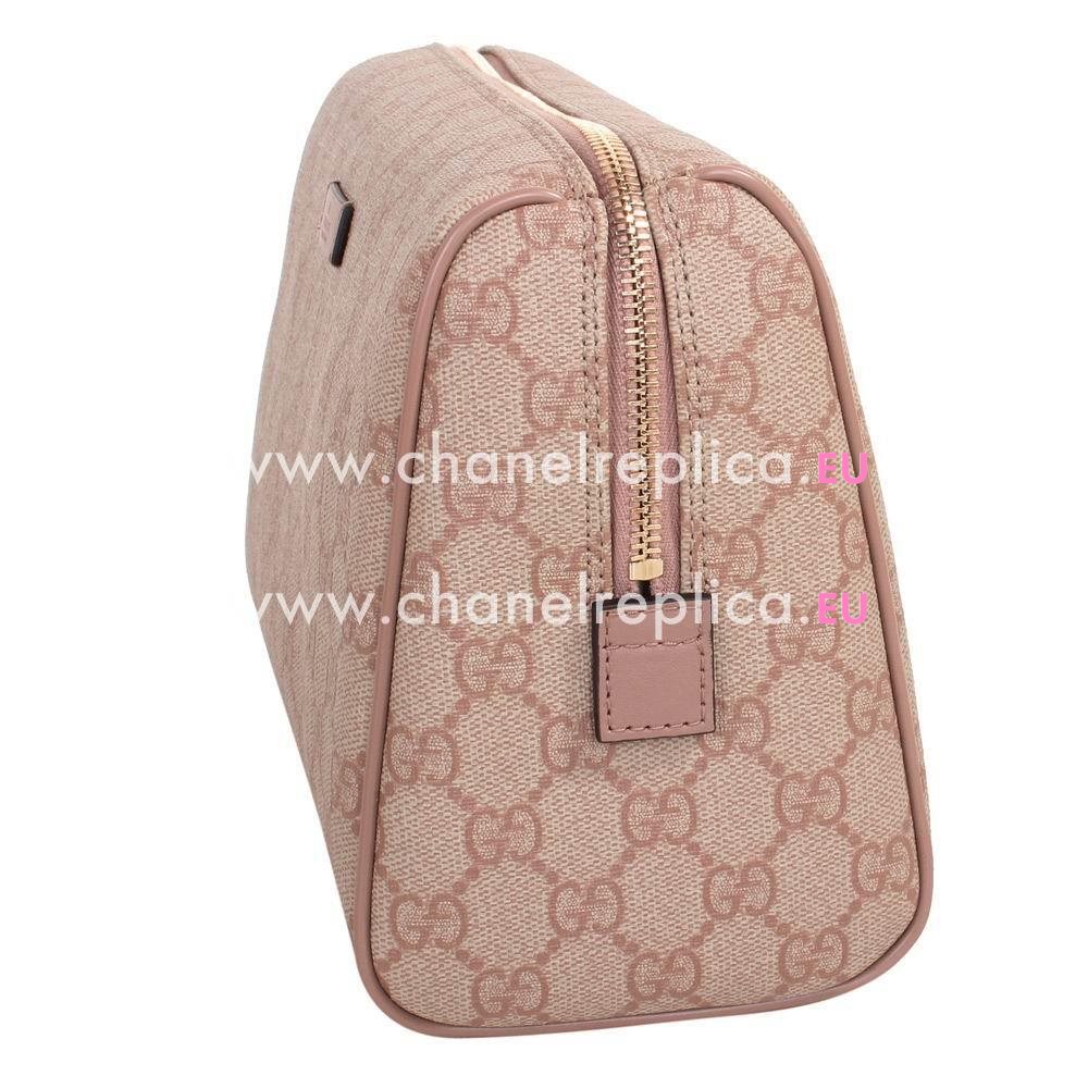 Gucci GG Plus PVC Leather Bag In Pink G554908