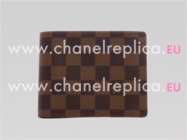 Louis Vuitton Damier Ebene Canvas Florin Wallet N60011