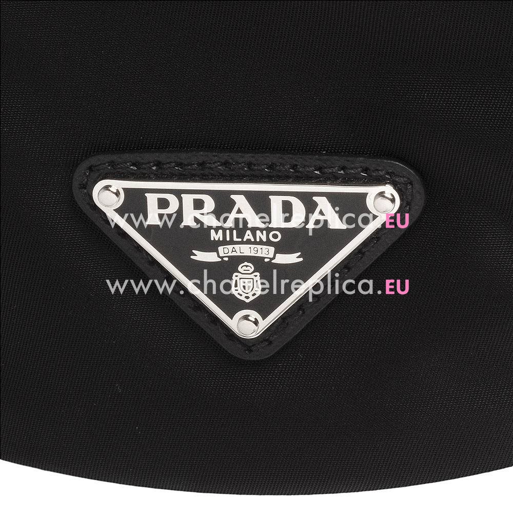 Prada Classic Saffiano Triangle Logo Nylon Backpack Black P7021604