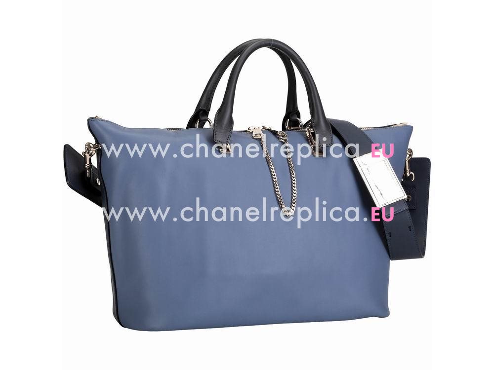 Chloe Baylee Calfskin Hand Bag In Blue C48983