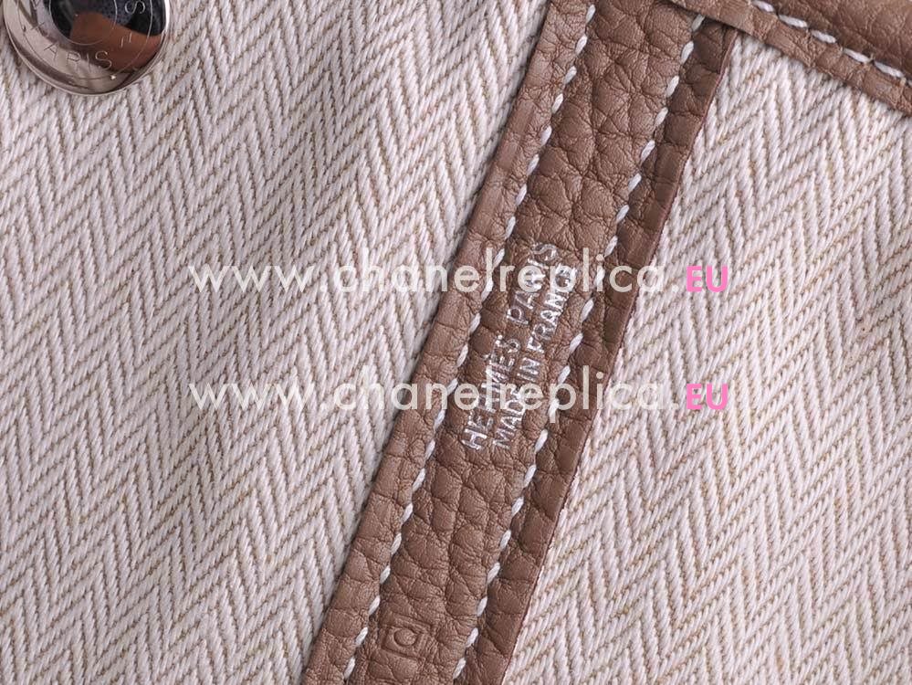 Hermes Garden Party 36 Togo Leather Bag Elephant Gray A508620
