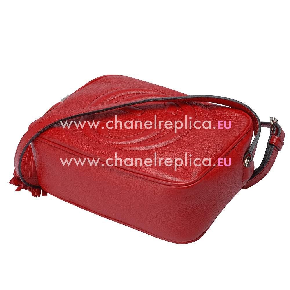 Gucci Soho Disco Calfskin Bag In Red G5594627