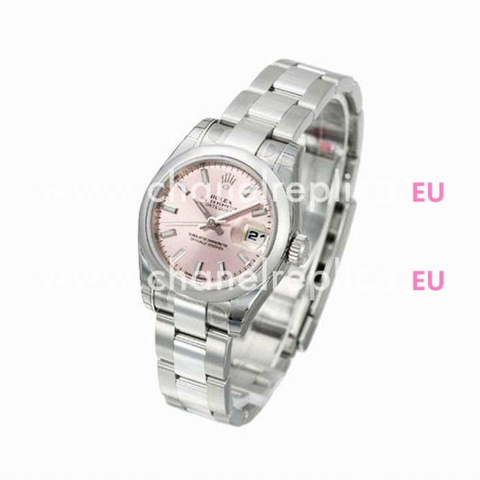 Rolex Datejust Automatic 26 mm Stainless Steel Watch Pink R179160-2