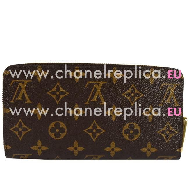 Louis Vuitton Monogram Canvas Zippy Wallet M62085