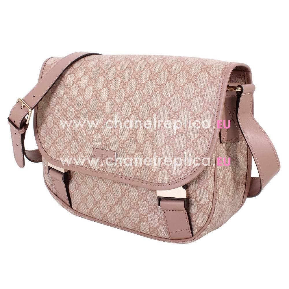 Gucci Plus GG Calfskin Canvas Bag In Pink G510689