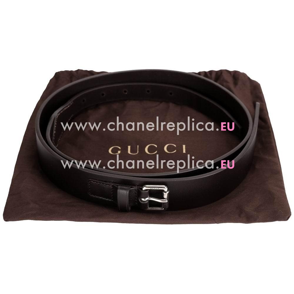 Gucci Pin Buckle Cowhide belt Deep Coffee G5463358