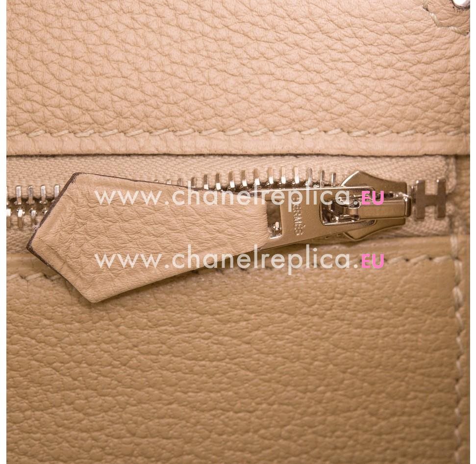 Hermes Kelly 32cm Light Beige Togo Leather With Palladium Hardware HK1032TRK