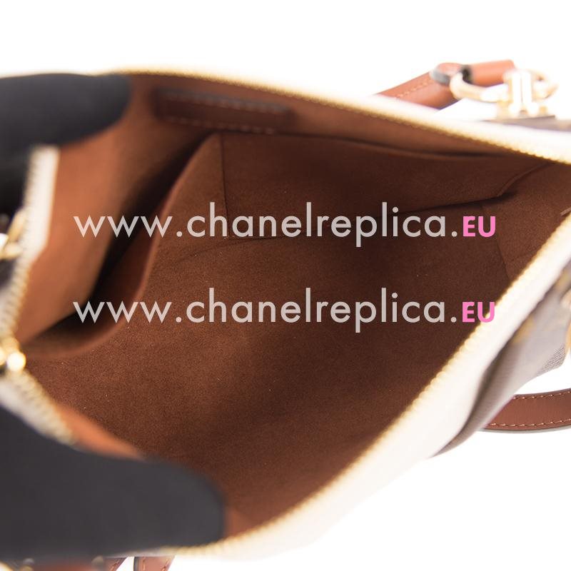 Louis Vuitton Monogram Empreinte Leather Creme V TOTE BB M44520