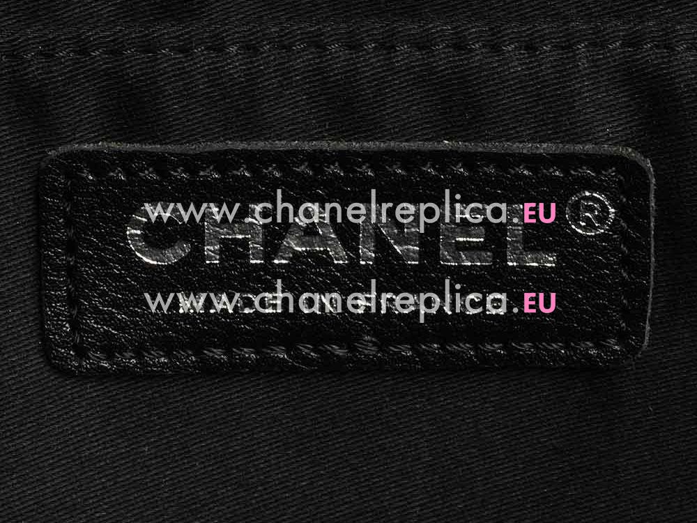 Chanel Denim Patchwork Flap Bag With Silver Chain (blue) A65468